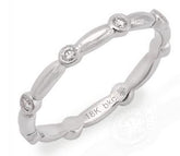 14 Karat White Gold Wedding Band